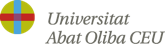 Logotip dera Universitat Abat Oliba CEU