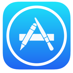 Logo de la botiga online App Store